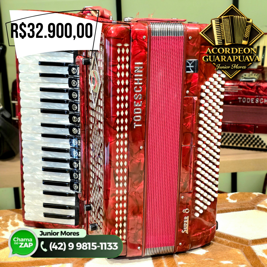 TODESCHINI SUPER 8 - SELO VERDE - COM CAPTAÇÃO - 120 BAIXOS - Image 10