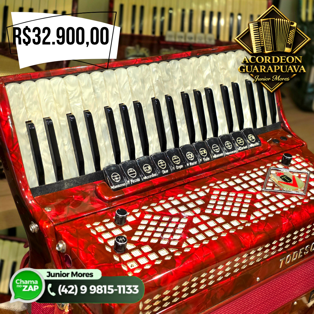 TODESCHINI SUPER 8 - SELO VERDE - COM CAPTAÇÃO - 120 BAIXOS - Image 9